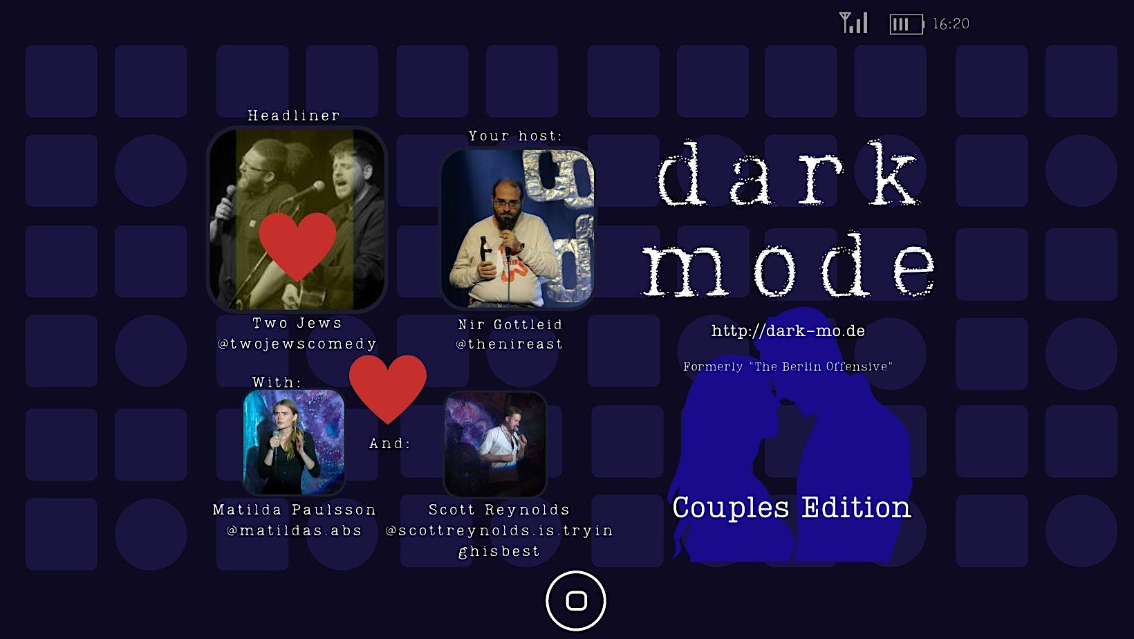 Dark Mode – Prime Time #4 – Couples Edition with Two Jews