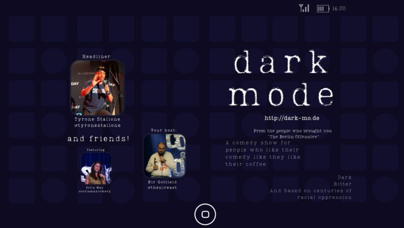 Dark Mode – Prime Time #5 – Tyrone Stallone