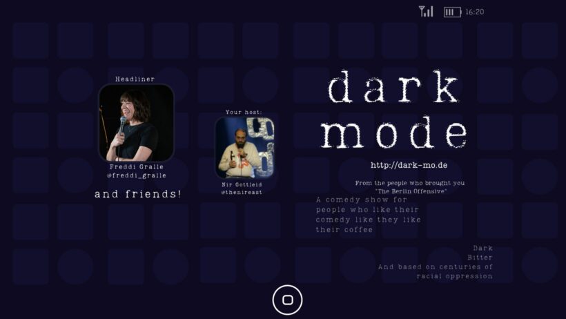 Dark Mode – Prime Time #6 – Freddi Gralle