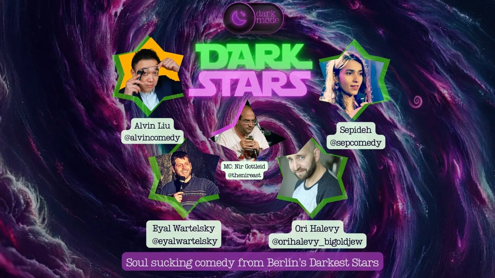 Dark Stars: Berlin’s Premiere Dark Comedy Show! (Dark Mode #65)