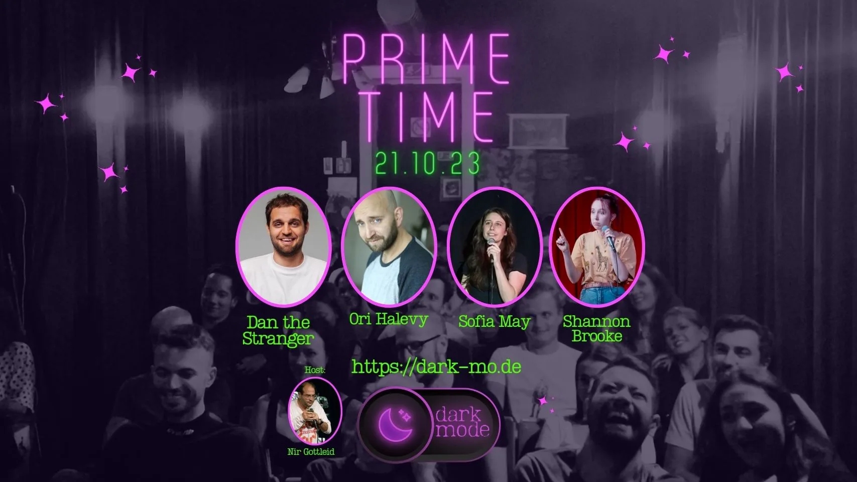 Dark Mode #50 – Prime Time – Berlin’s Premiere Dark Comedy Show!