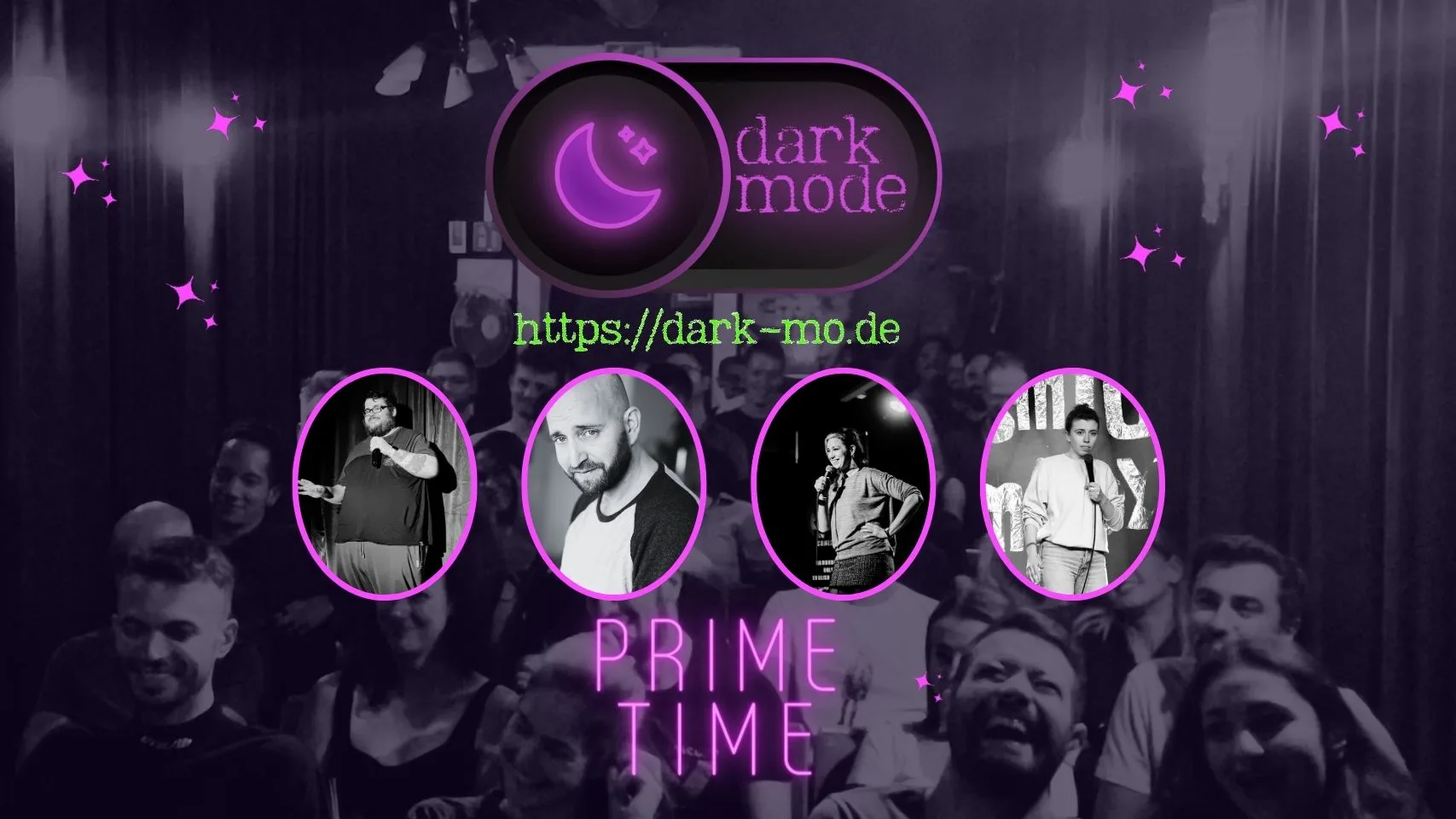 Dark Mode Prime Time! Berlin’s Premiere Dark Comedy Show!